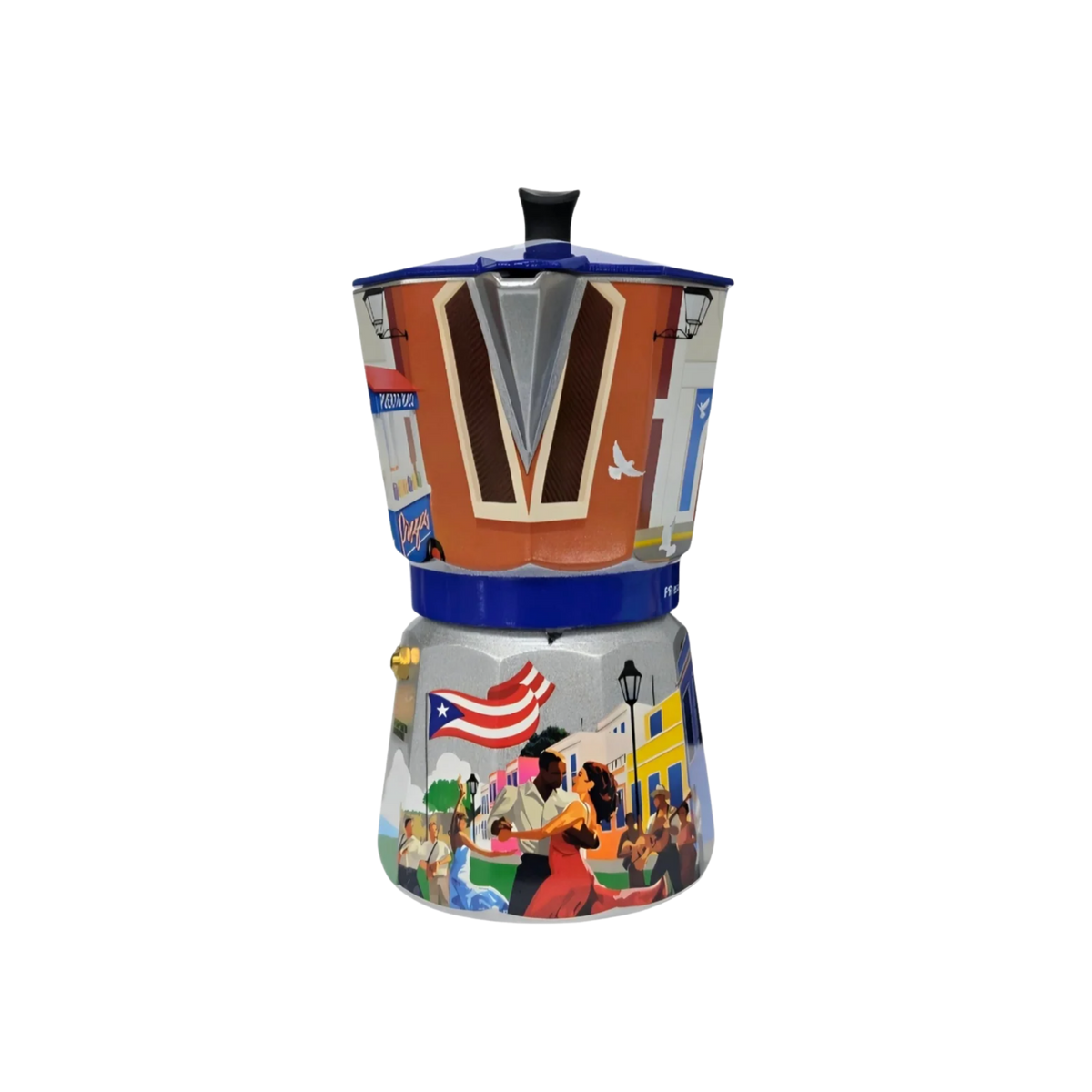 "PR Es Donde Más Se Goza" Coffee Pot (Greca) - Limited Edition