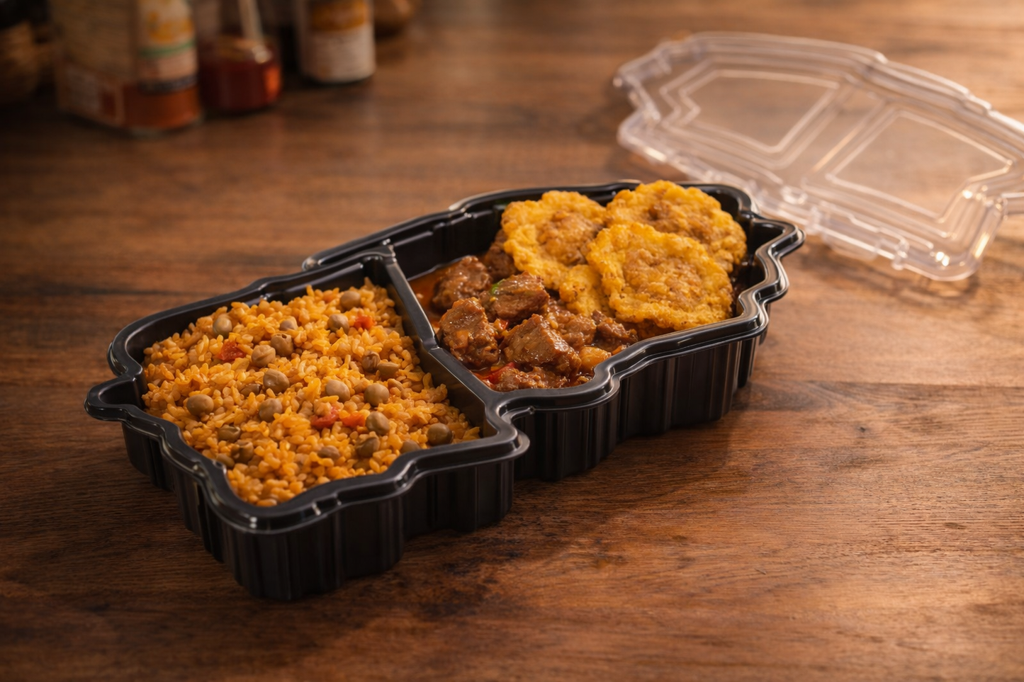 Puerto Rico Shaped Storage Container