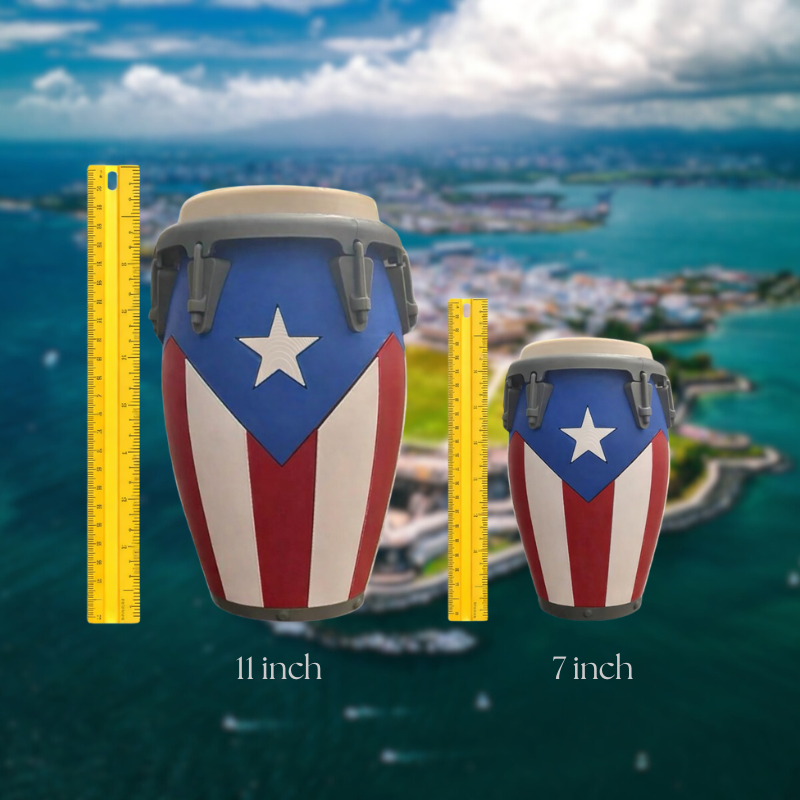 Banco de congas de Puerto Rico - 2 tamaños