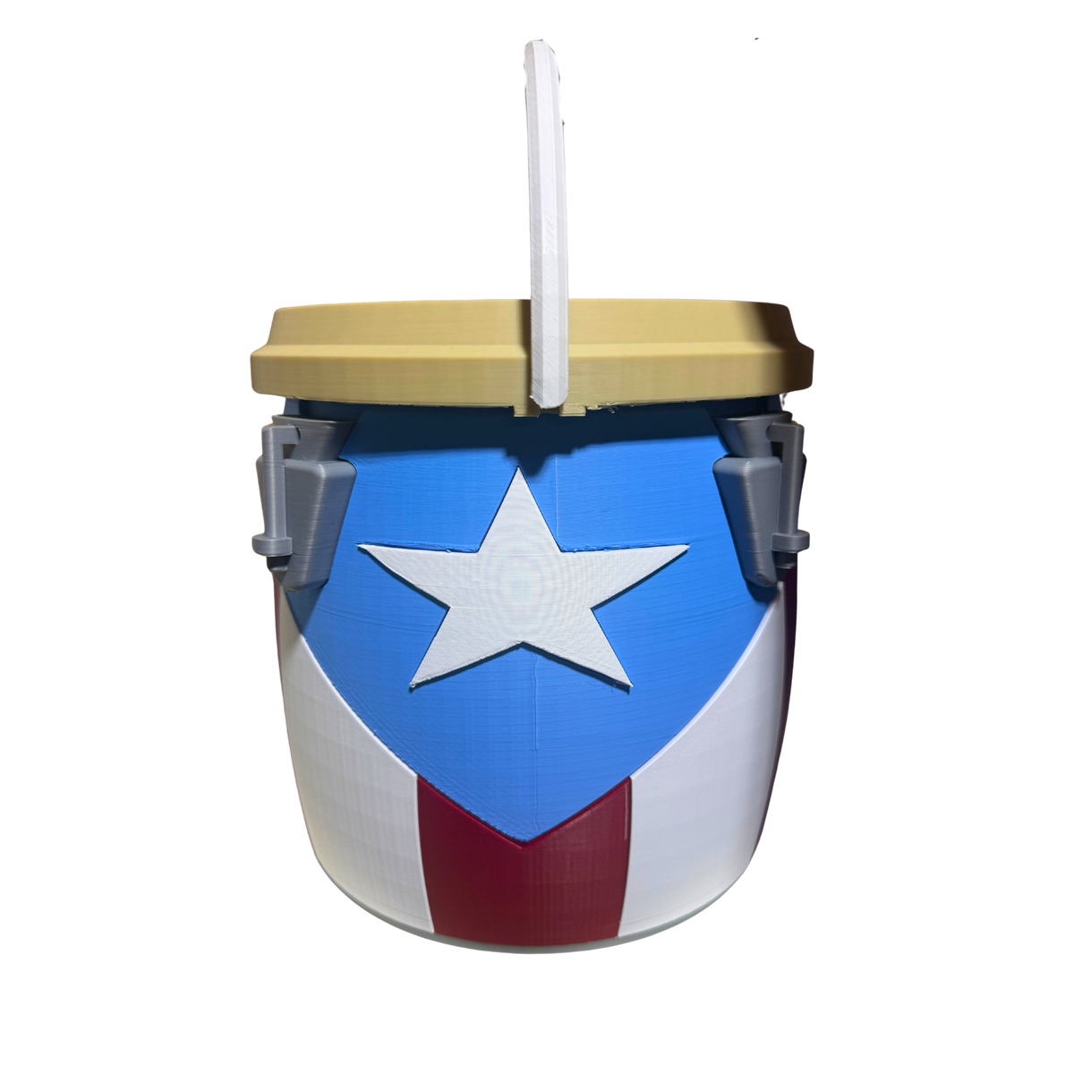 Puerto Rican Flag Bucket
