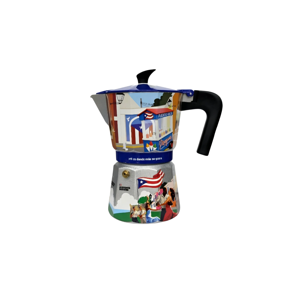 "PR Es Donde Más Se Goza" Coffee Pot (Greca) - Limited Edition