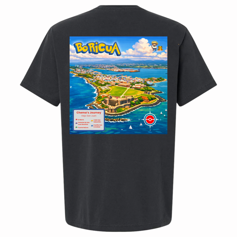 Camiseta PR “Boricua” Pixel - Edición Poké