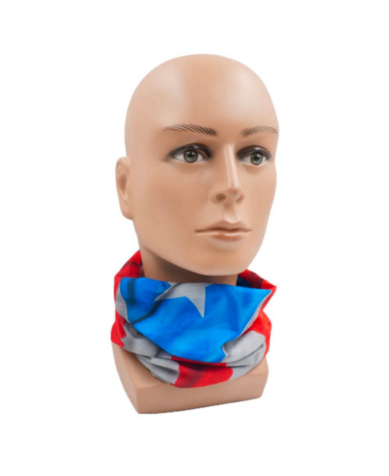 Polaina de cuello unisex con bandera de Puerto Rico