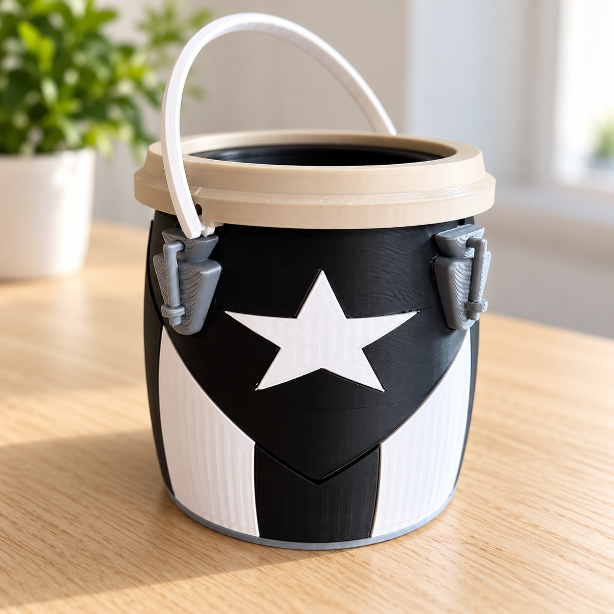 Puerto Rico Mini Bucket β Classic/Black | 4-Inch Collectible