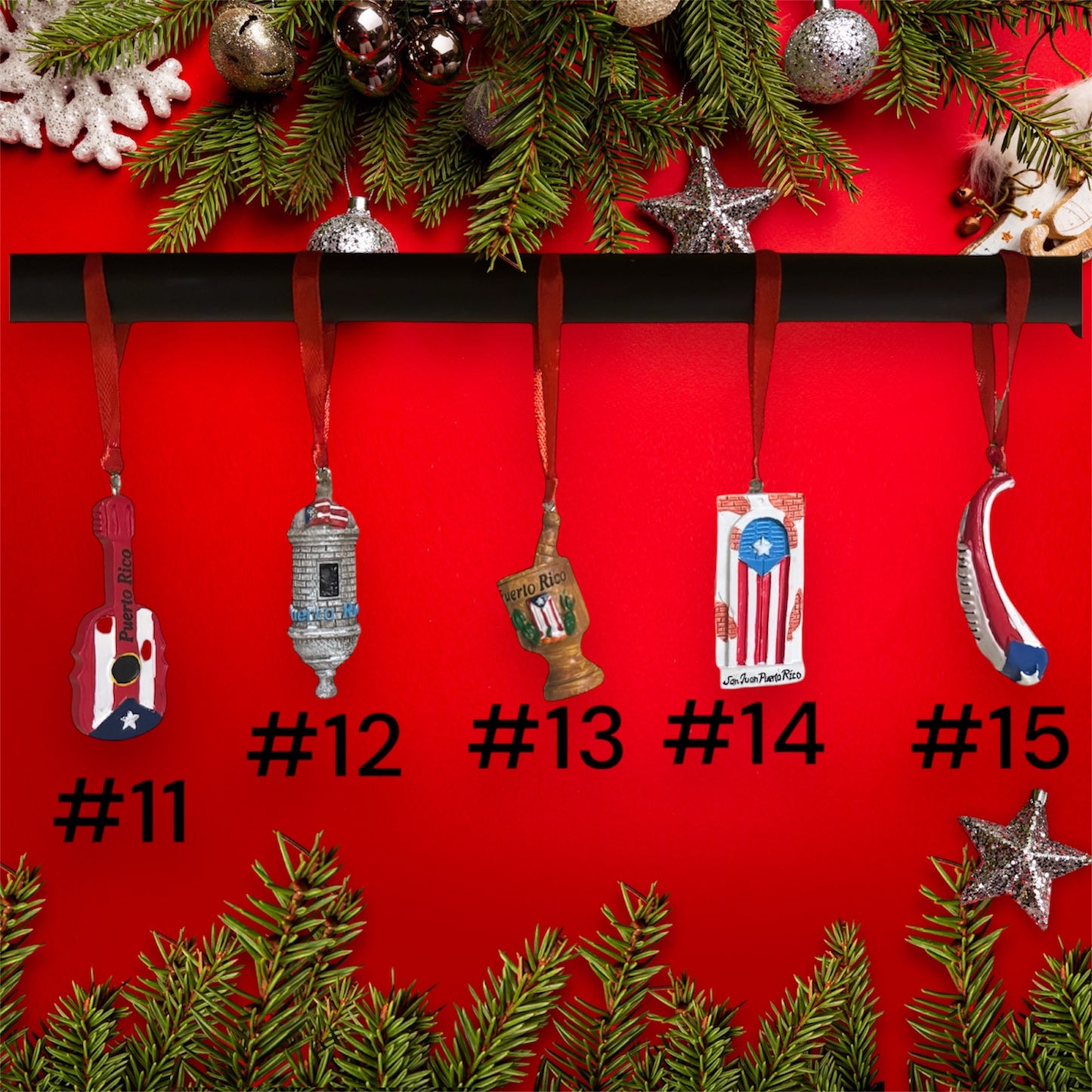 Puerto Rico Christmas Ornaments