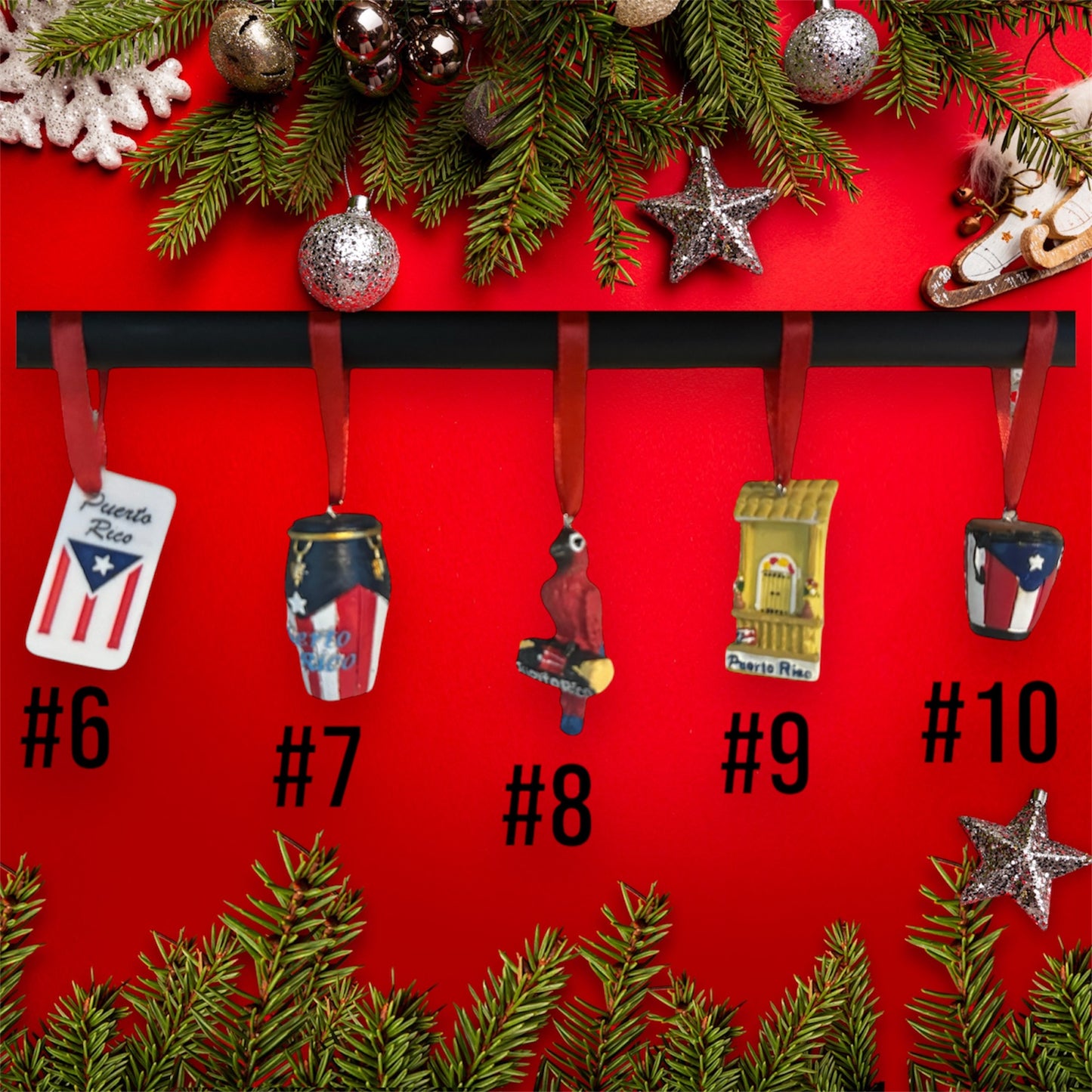 Puerto Rico Christmas Ornaments