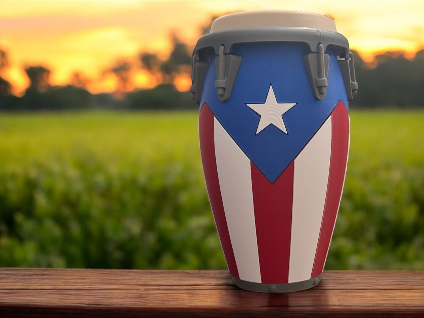 Puerto Rico Conga Drum Bank - 2 sizes