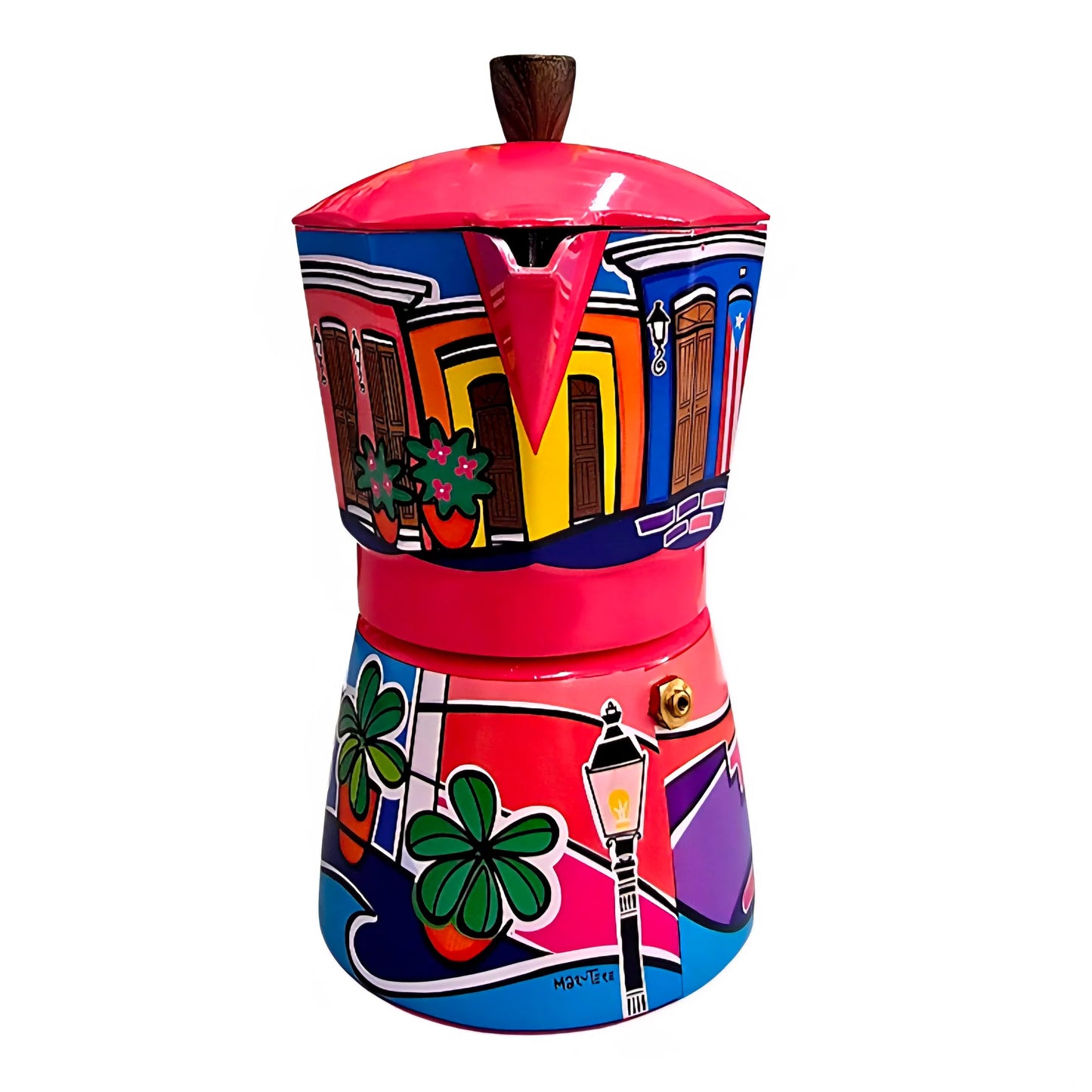 Cocina Criolla Moka Pots (Greca) - "Calle del Viejo San Juan"