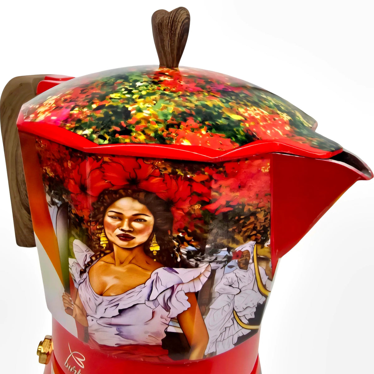 Angelique "La Burbu" Limited Edition - Coffee Pot (Greca)