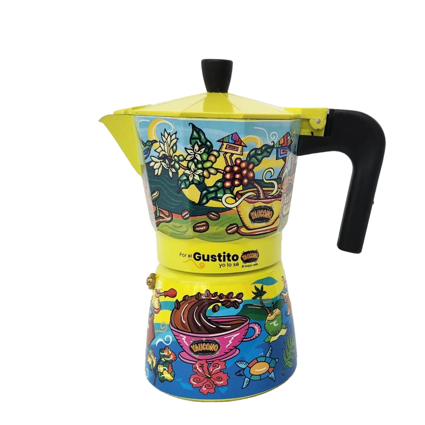 Yaucono - Coffee Pot (Greca) & a FREE 8 oz Yaucono Coffee - Limited Edition