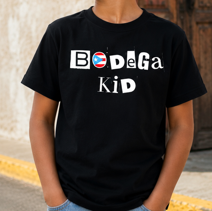Youth Bodega Kid Shirt - Puerto Rico Boricua Children's Tee