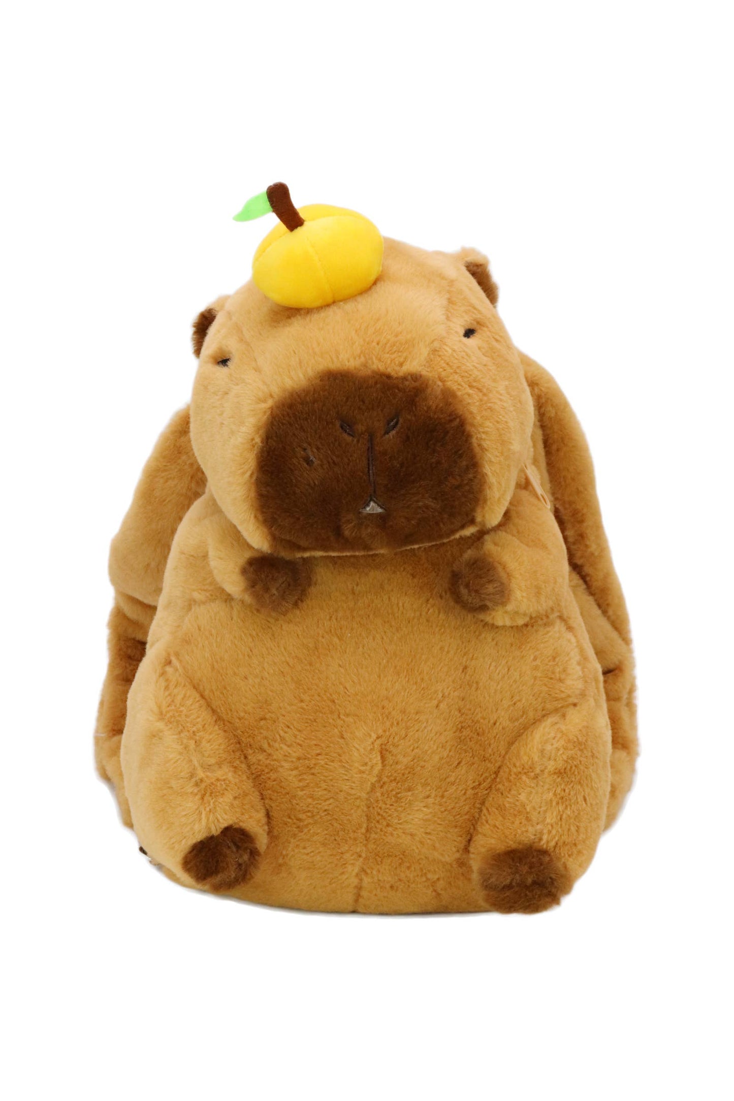 Capybara Fuzzy Faux Fur Backpack