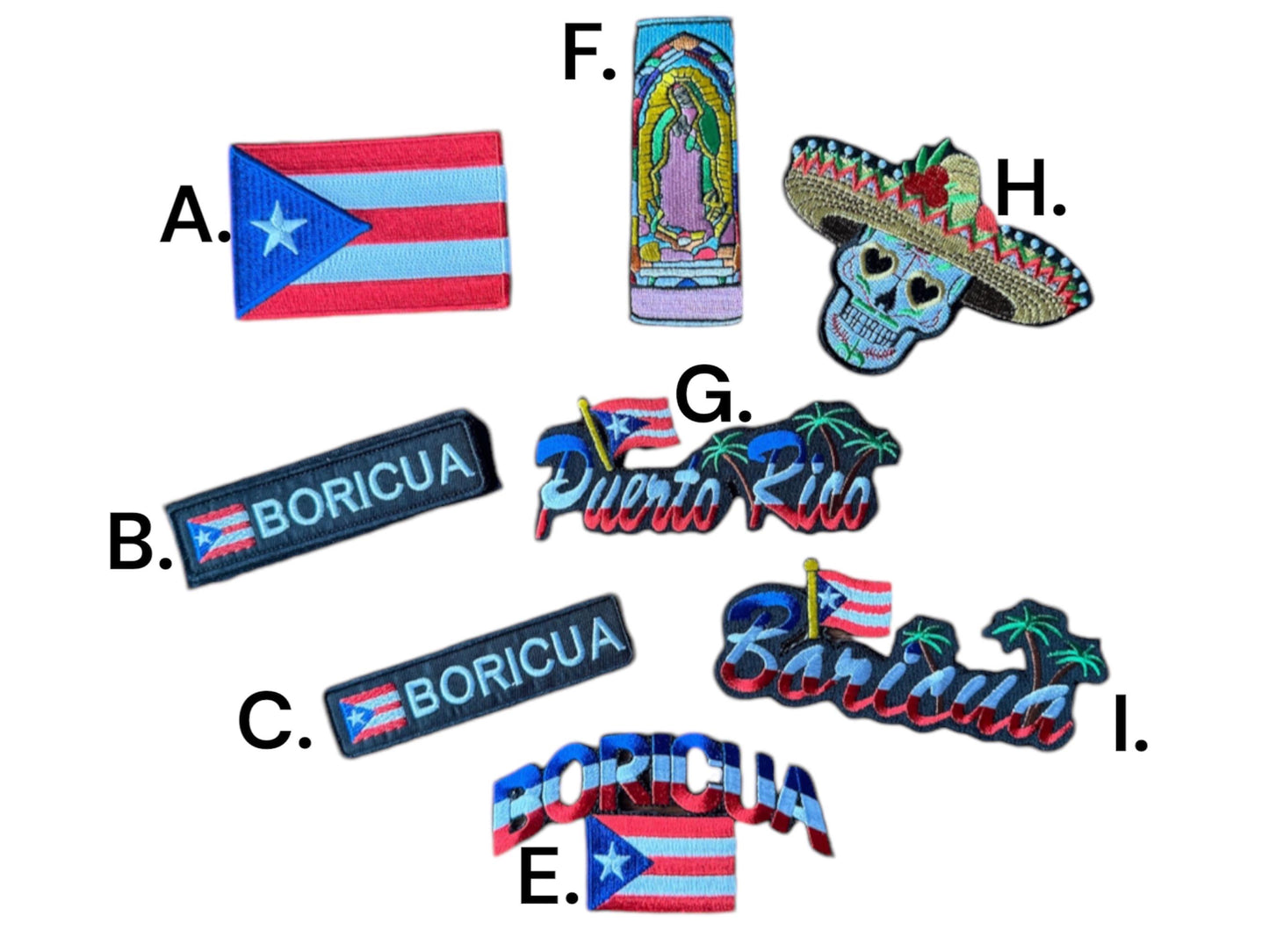 Puerto Rico Patches, Boricua, Puerto Rico
