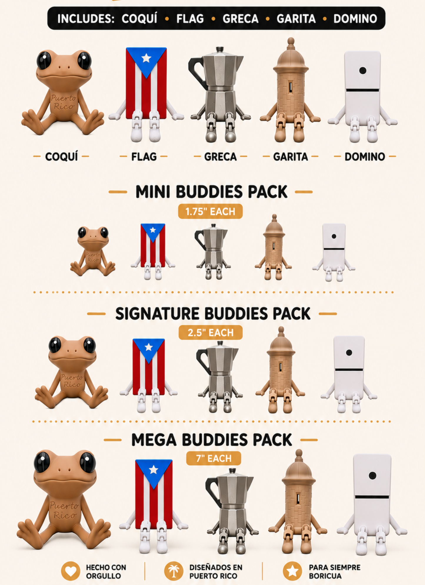 Paquetes de amigos puertorriqueños