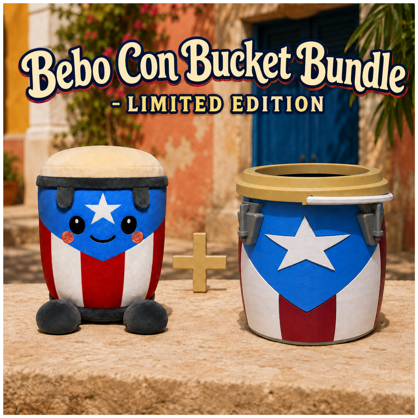 Bebo's Special Edition Conga Bundle — Limited | Collectible Plushie and Bucket  *PREORDER