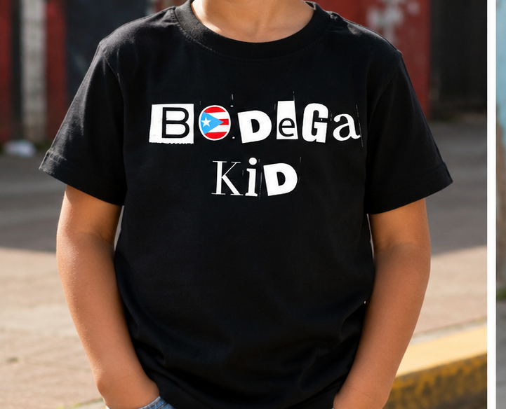 Youth Bodega Kid Shirt - Puerto Rico Boricua Children's Tee