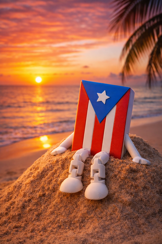 Puerto Rico Flag Buddy - 3 sizes