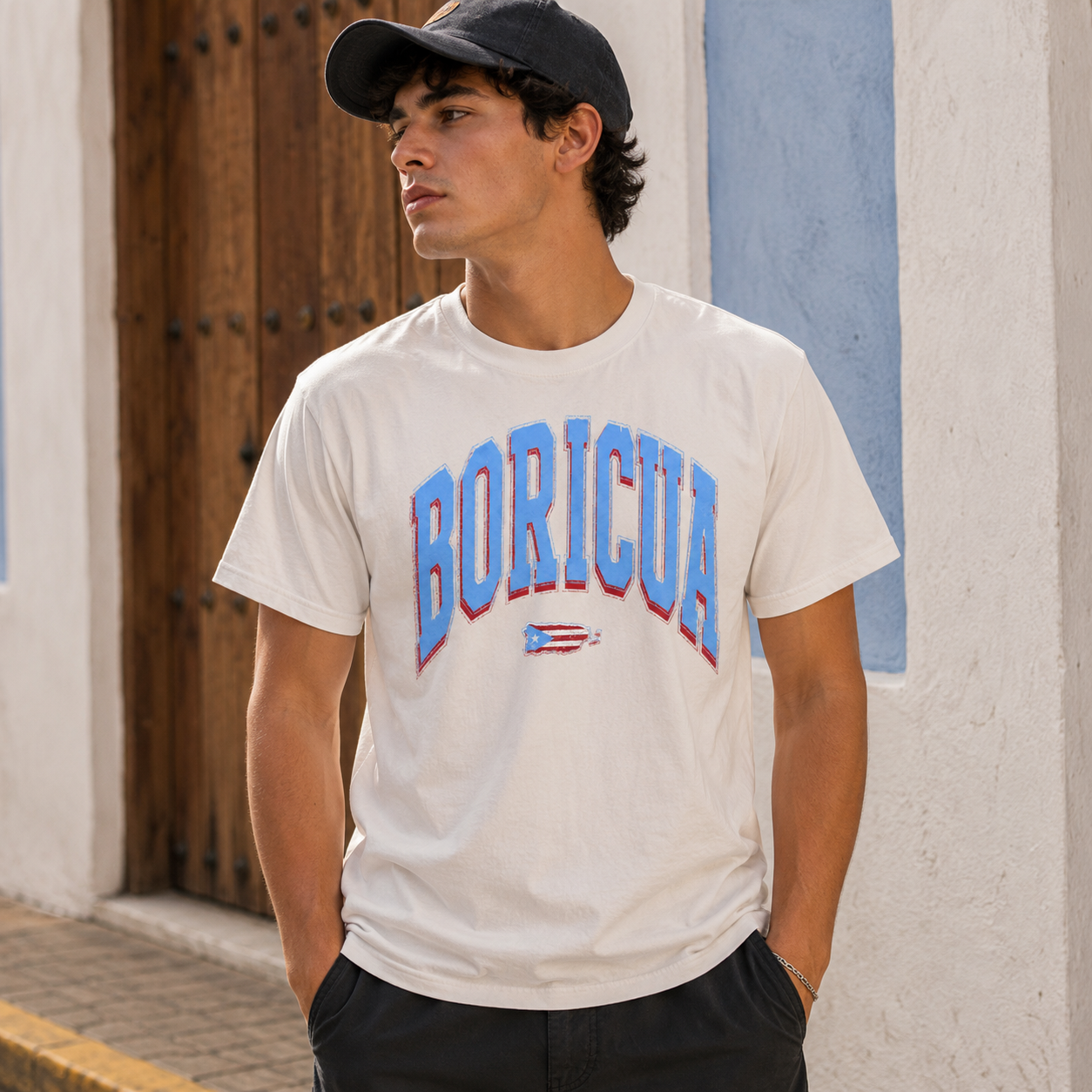 BORICUA Vintage Shirt | Puerto Rico Graphic Tee | Unisex Puerto Rican Shirt