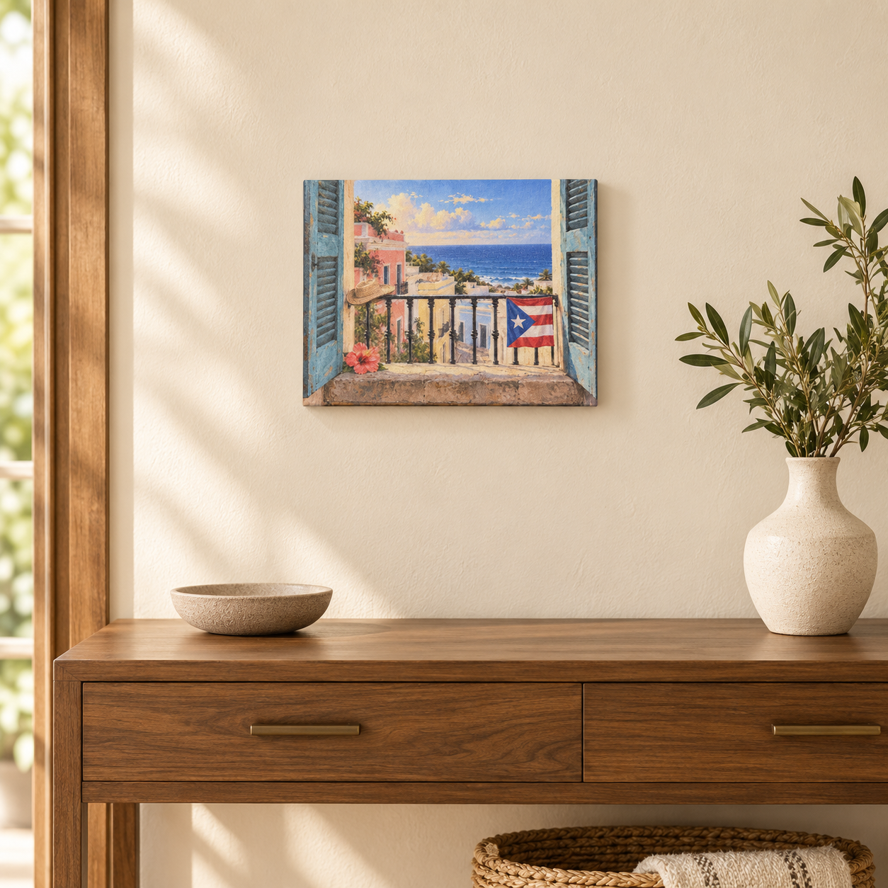 Puerto Rico Canvas Wall Art - 11” x 14”