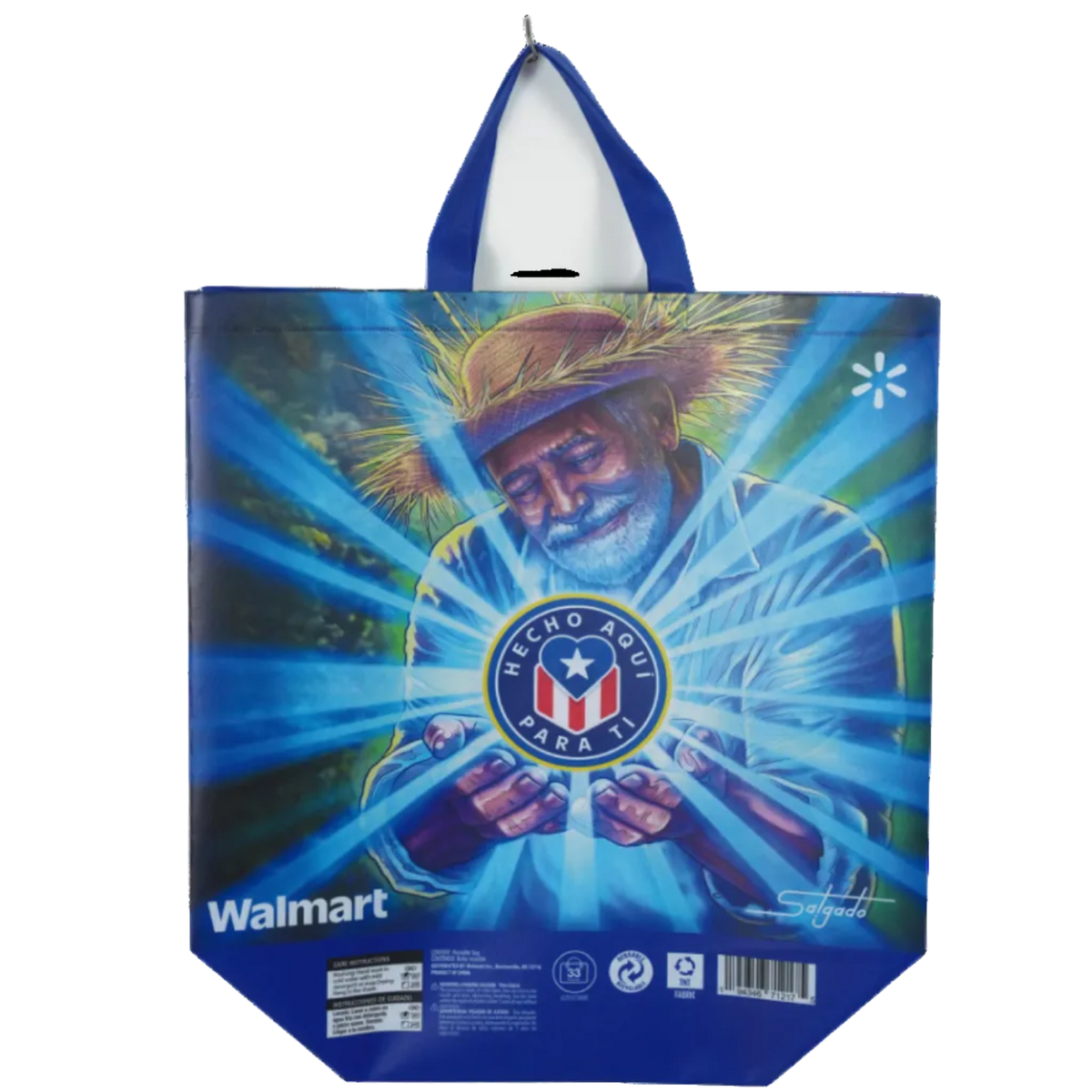 Raíces de Mi Tierra | Jíbaro Reusable Tote Bag