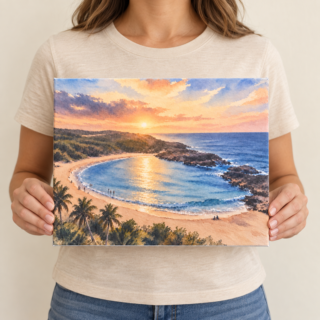 Puerto Rico Canvas Wall Art - 11” x 14”