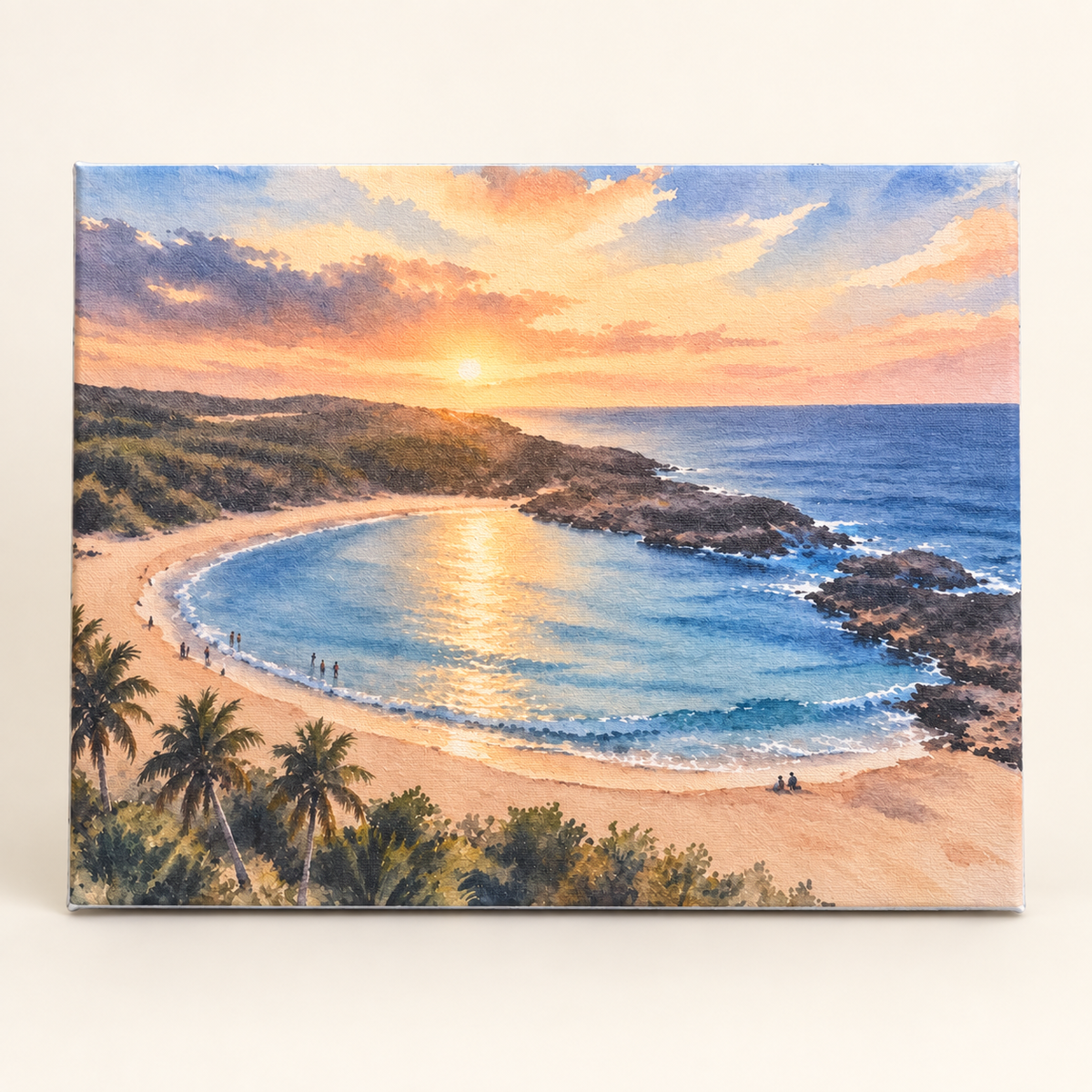 Puerto Rico Canvas Wall Art - 11” x 14”