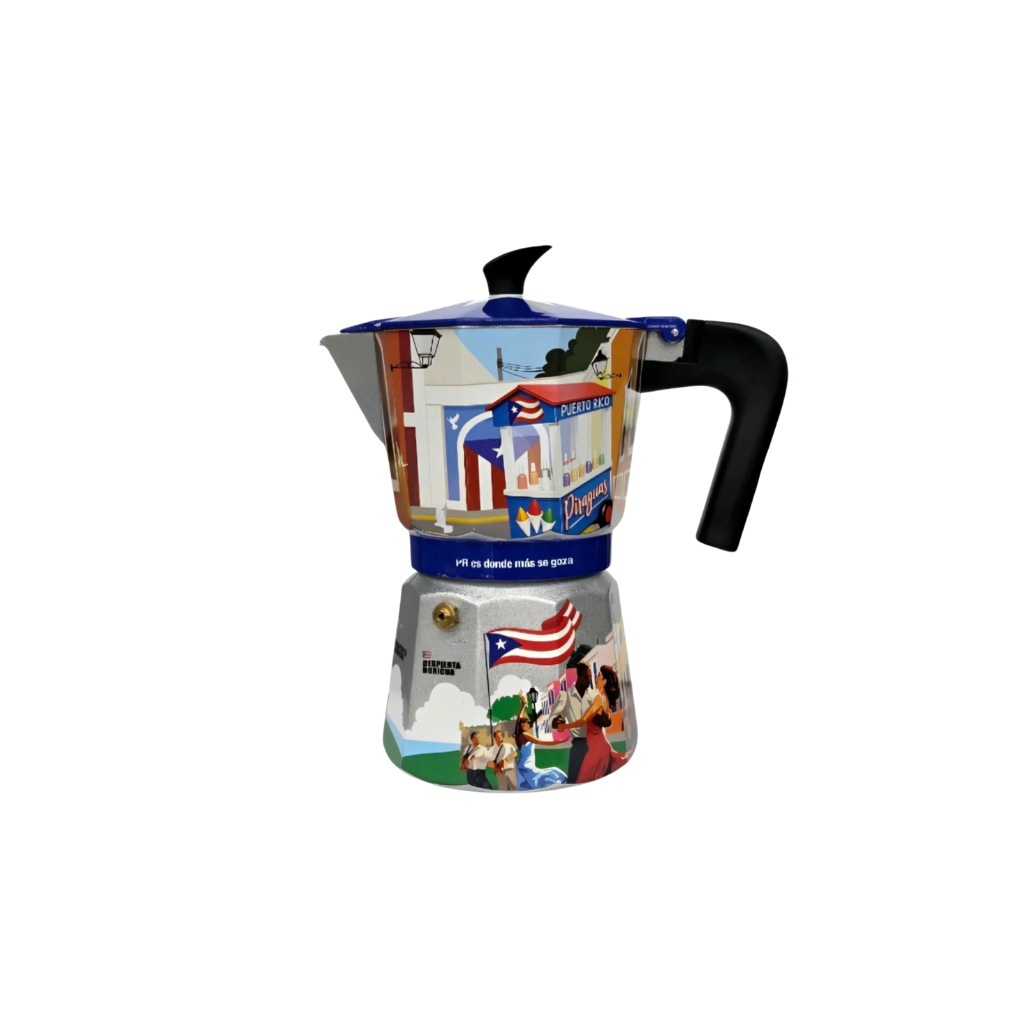 "PR Es Donde Más Se Goza" Coffee Pot (Greca) - Limited Edition