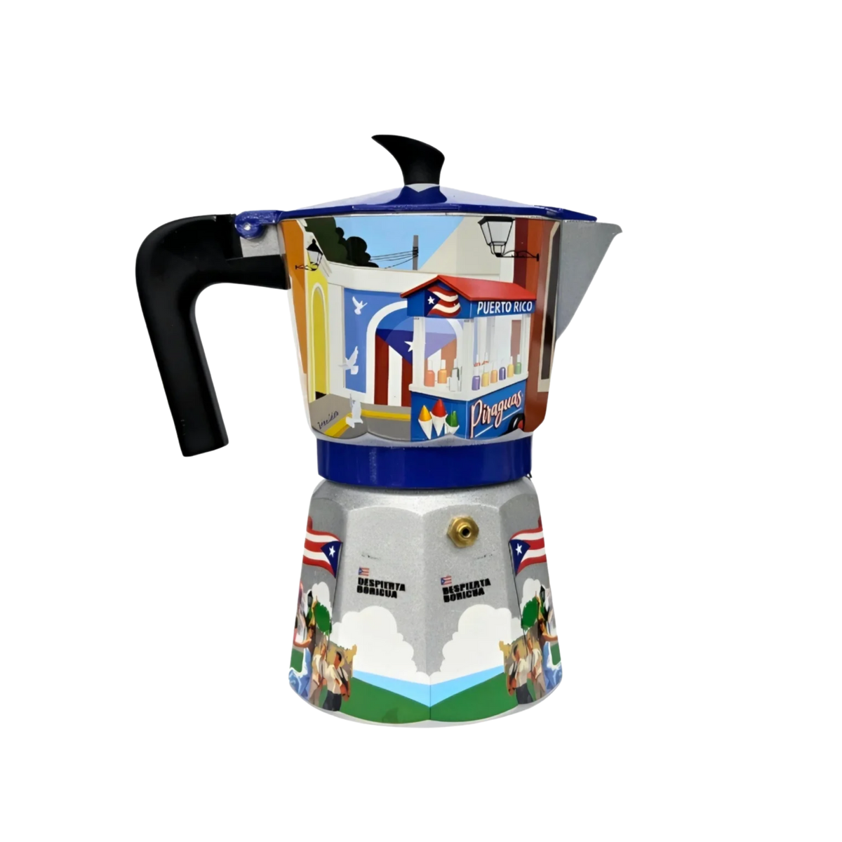 "PR Es Donde Más Se Goza" Coffee Pot (Greca) - Limited Edition