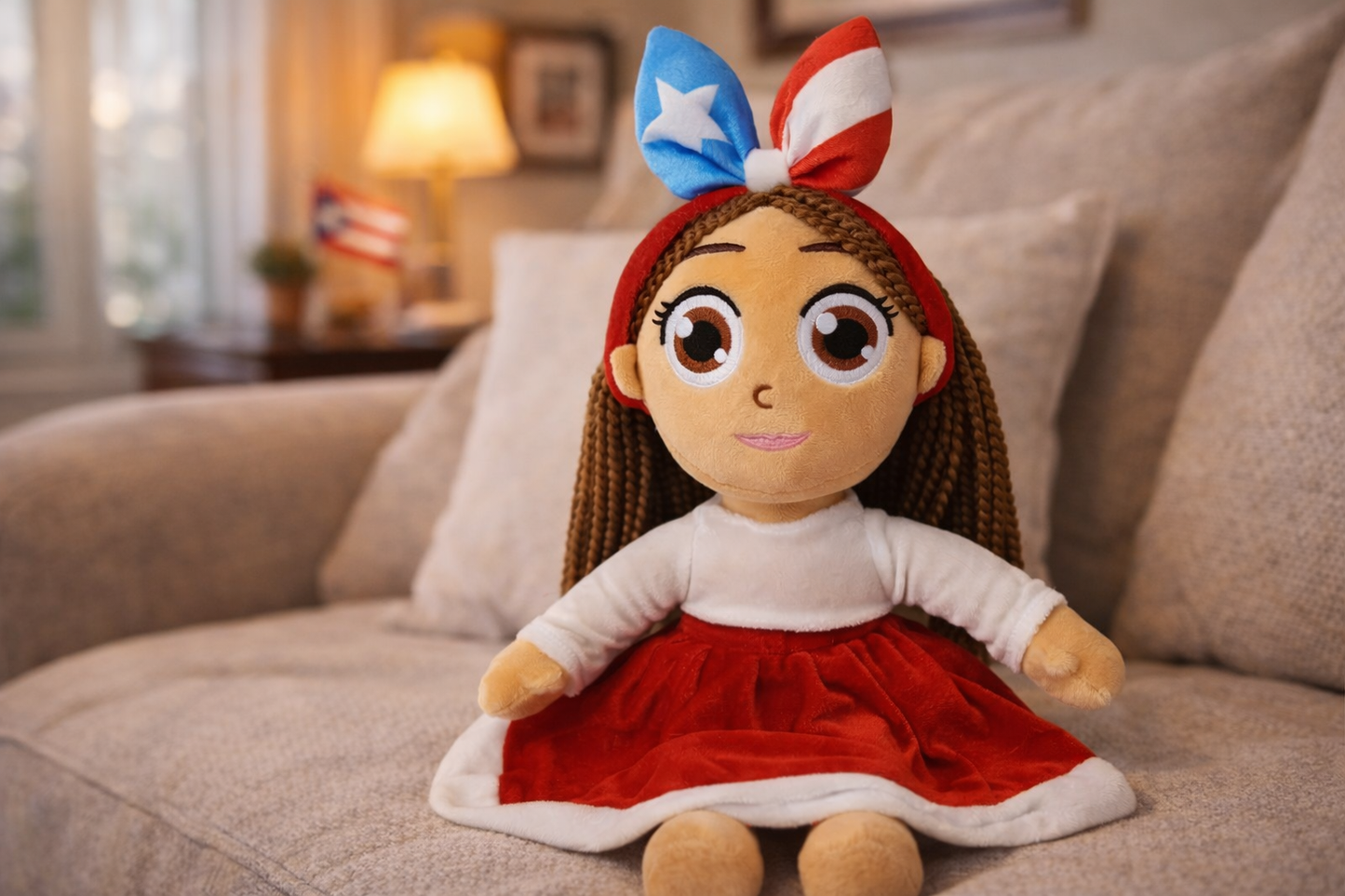 Puerto Rican Plush Doll