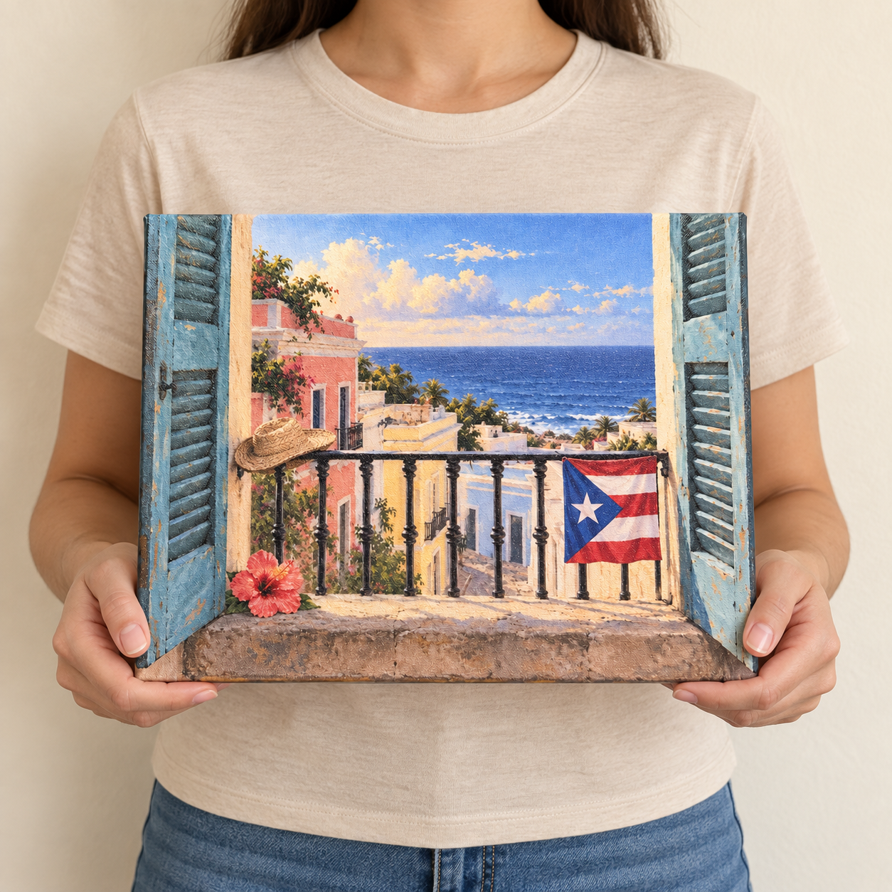 Puerto Rico Canvas Wall Art - 11” x 14”