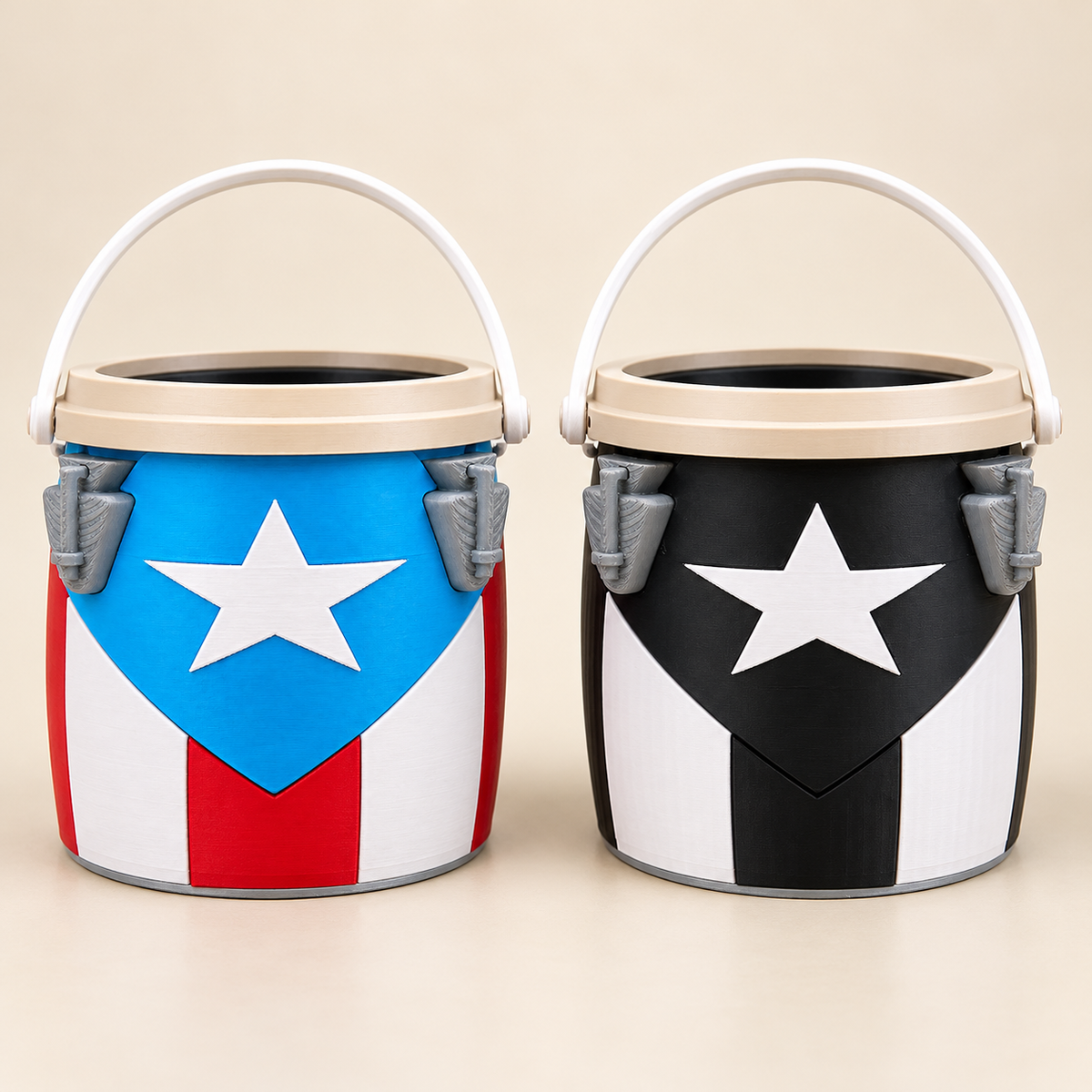 Puerto Rico Mini Bucket – Classic/Black | 4-Inch Collectible