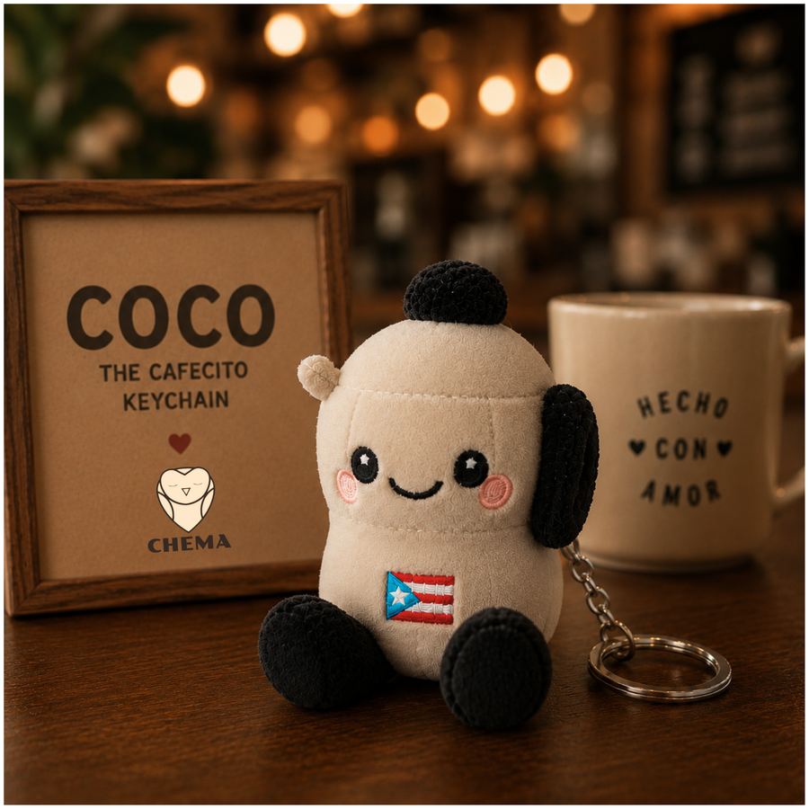 Coco the Cafecito™ Keychain | Collectible Charm