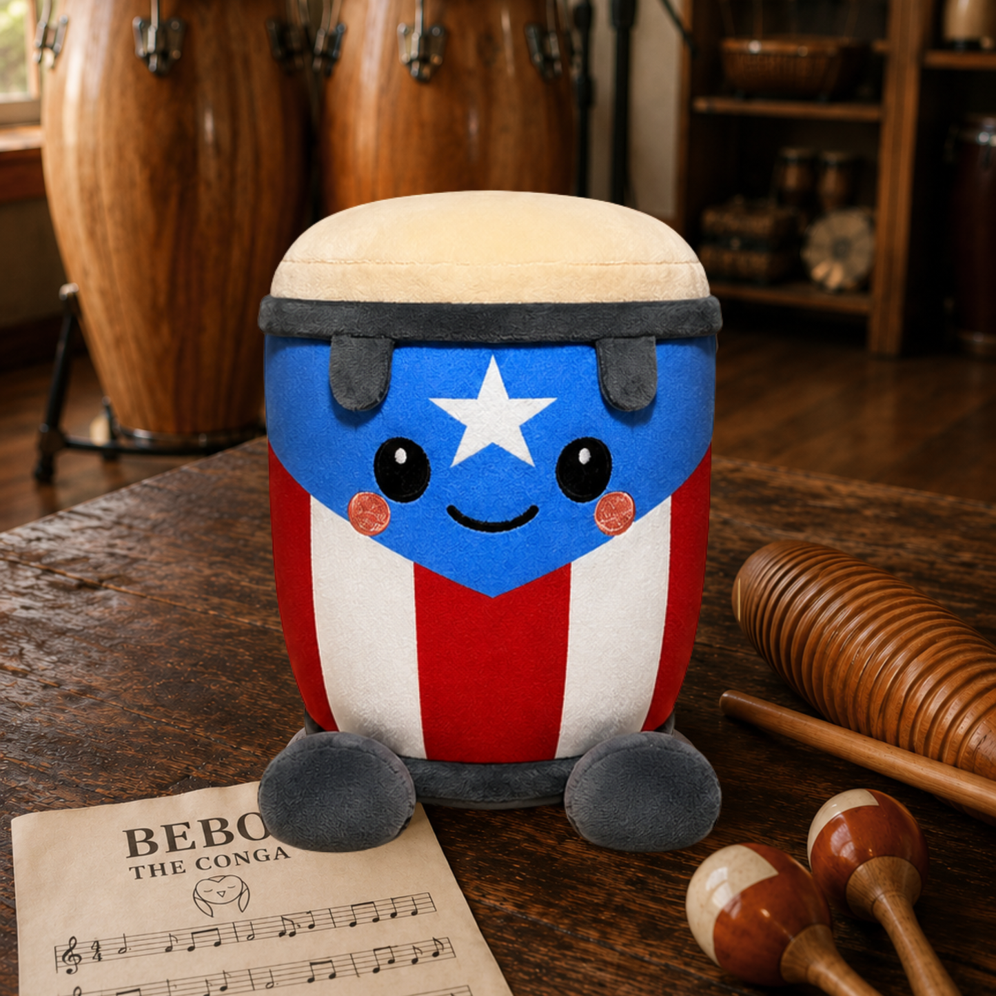 Bebo the Conga™ | Collectible Plushie | Island Series *PREORDER