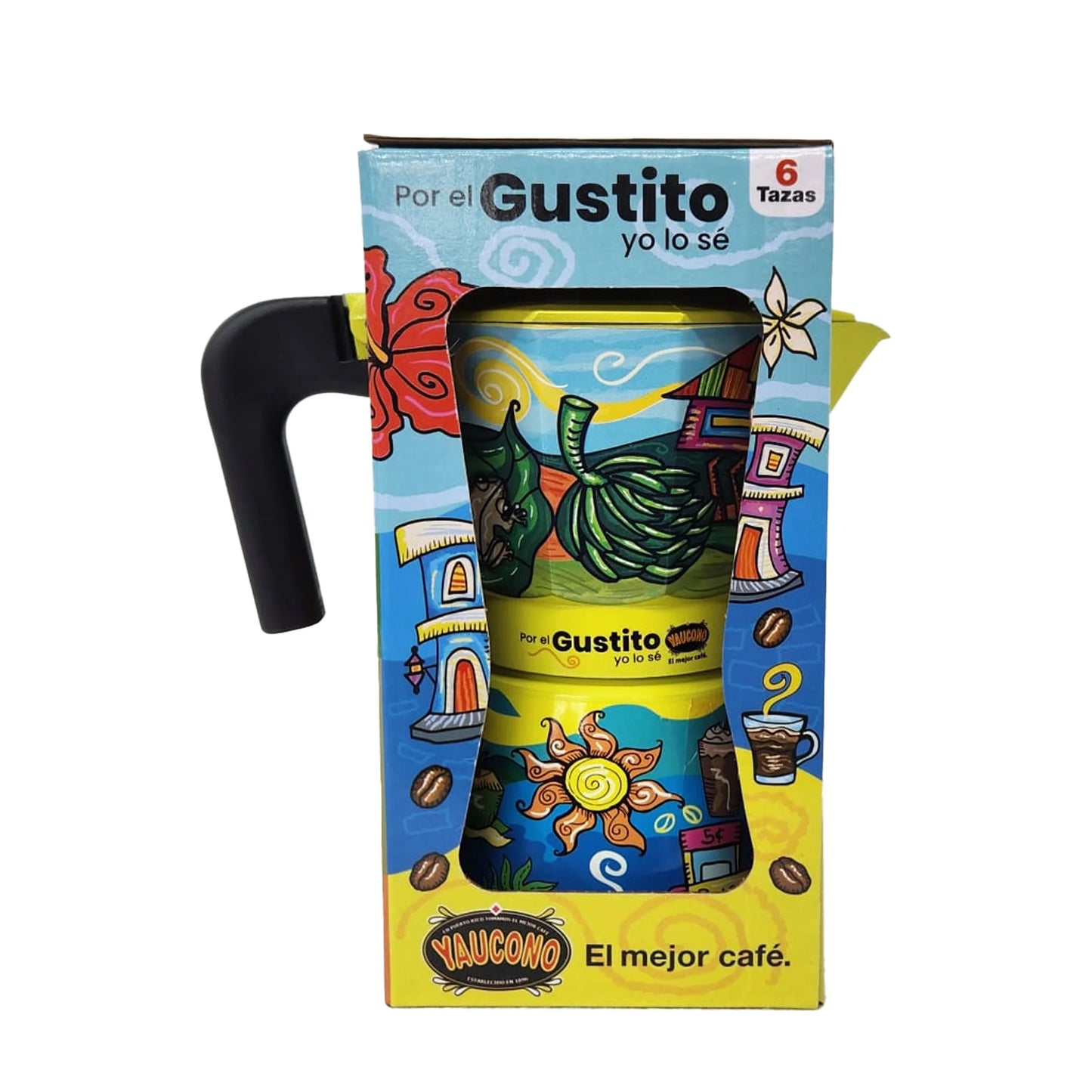 Yaucono - Coffee Pot (Greca) & a FREE 8 oz Yaucono Coffee - Limited Edition
