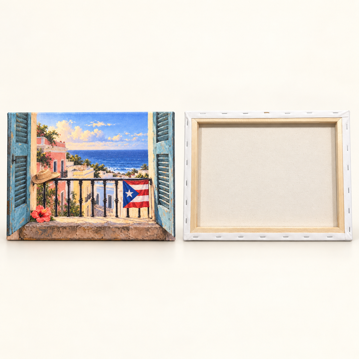 Puerto Rico Canvas Wall Art - 11” x 14”