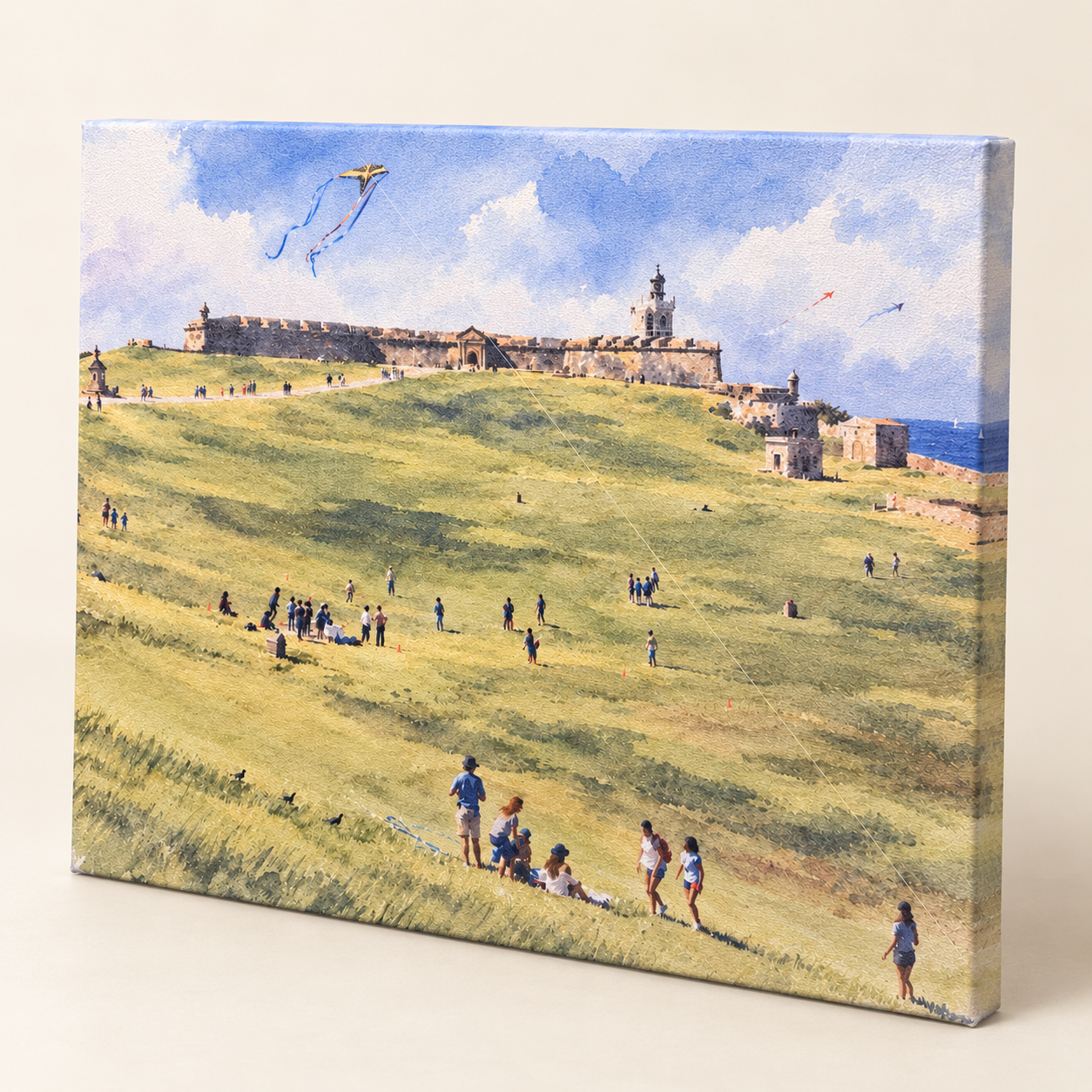 Puerto Rico Canvas Wall Art - 11” x 14”