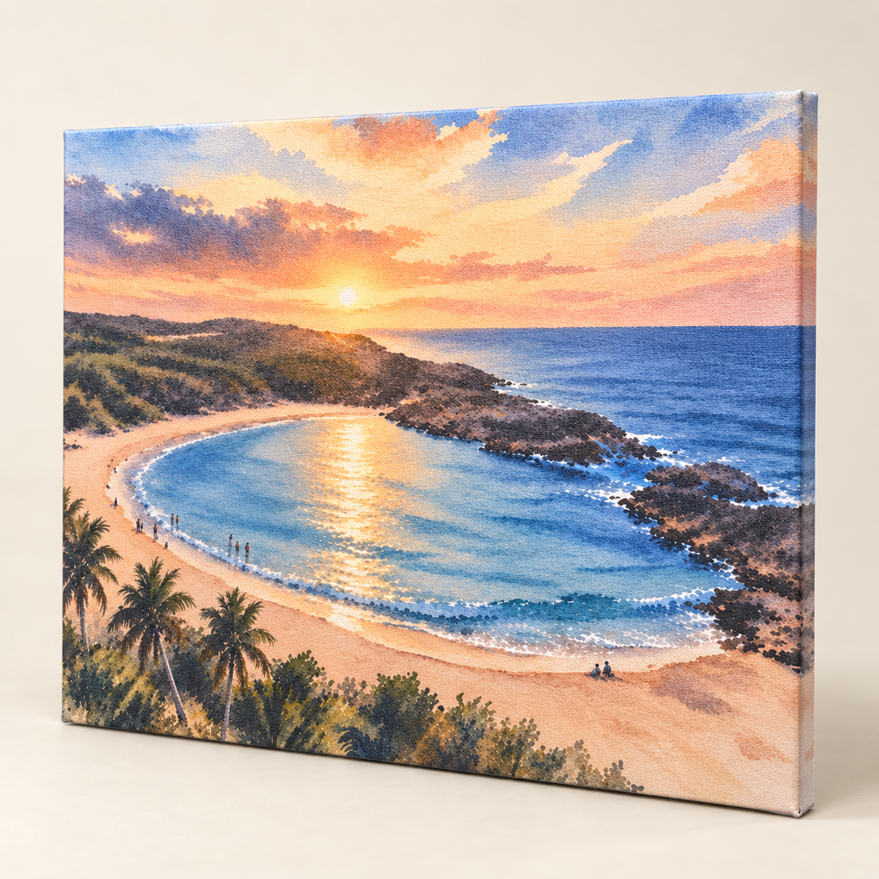 Puerto Rico Canvas Wall Art - 11” x 14”