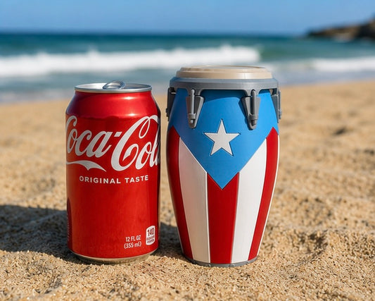 Boricua Barril Conga Can Holder | Regular & Slim Can  Drinkware