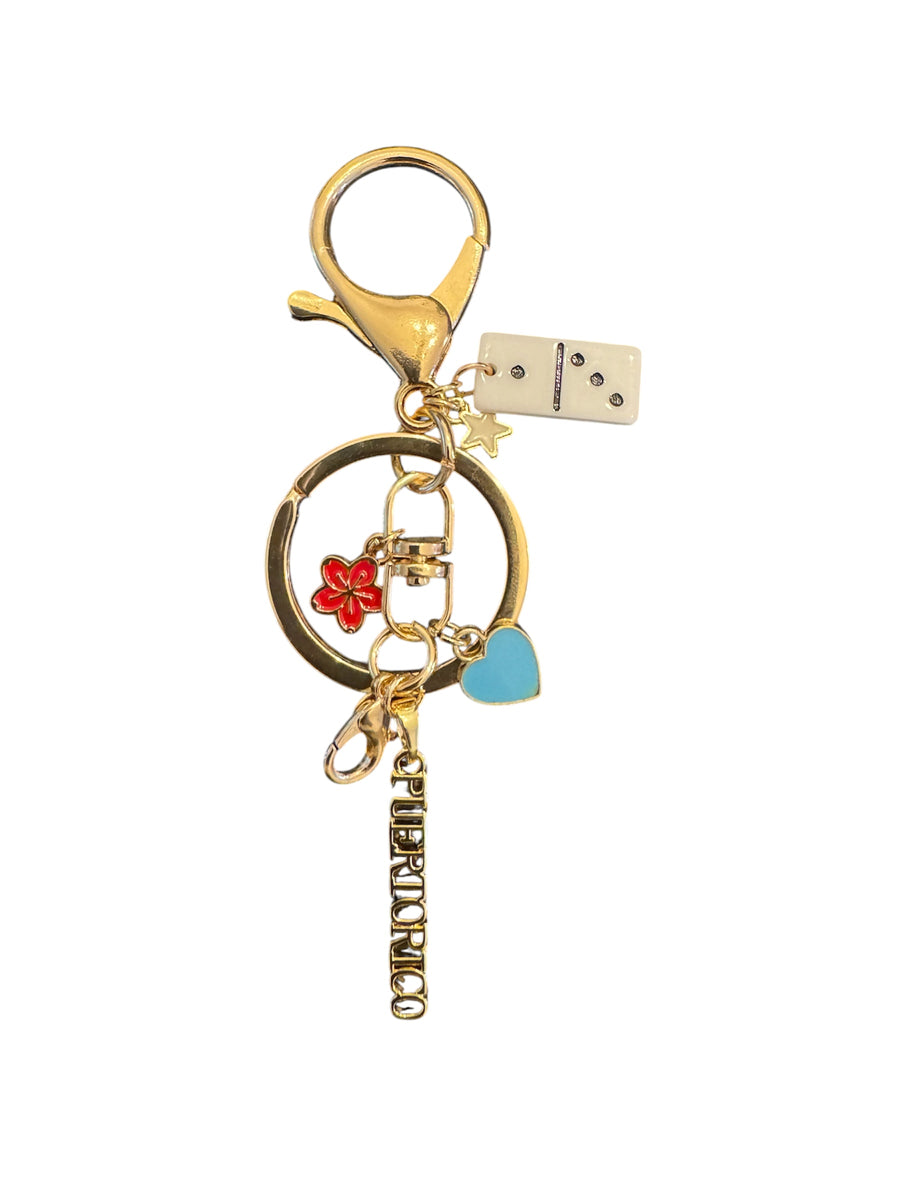 Puerto Rico Bag Charm Keychain | Isla Charms