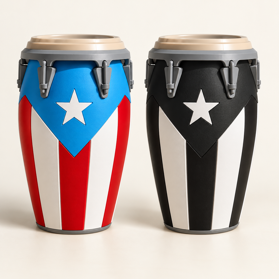 Boricua Barril Can Holder Classic/Black | Regular or Slim