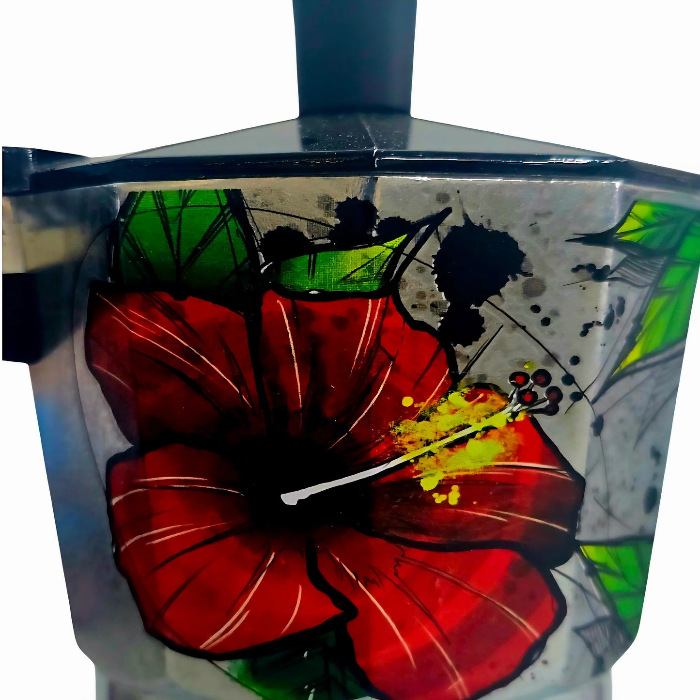 Cocina Criolla Moka Pots (Greca) Limited Edition -"Boricua" Design