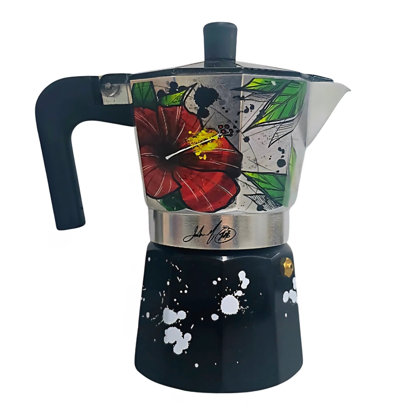 Cocina Criolla Moka Pots (Greca) Limited Edition -"Boricua" Design