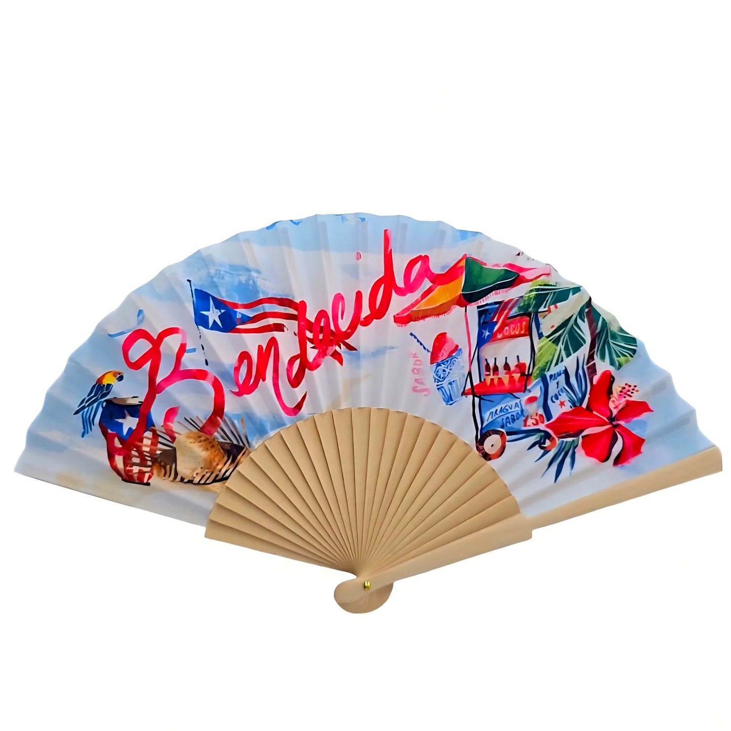 "Bendecida" - Hand Fan
