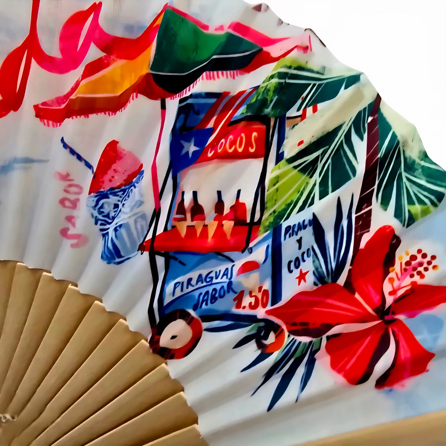 "Bendecida" - Hand Fan