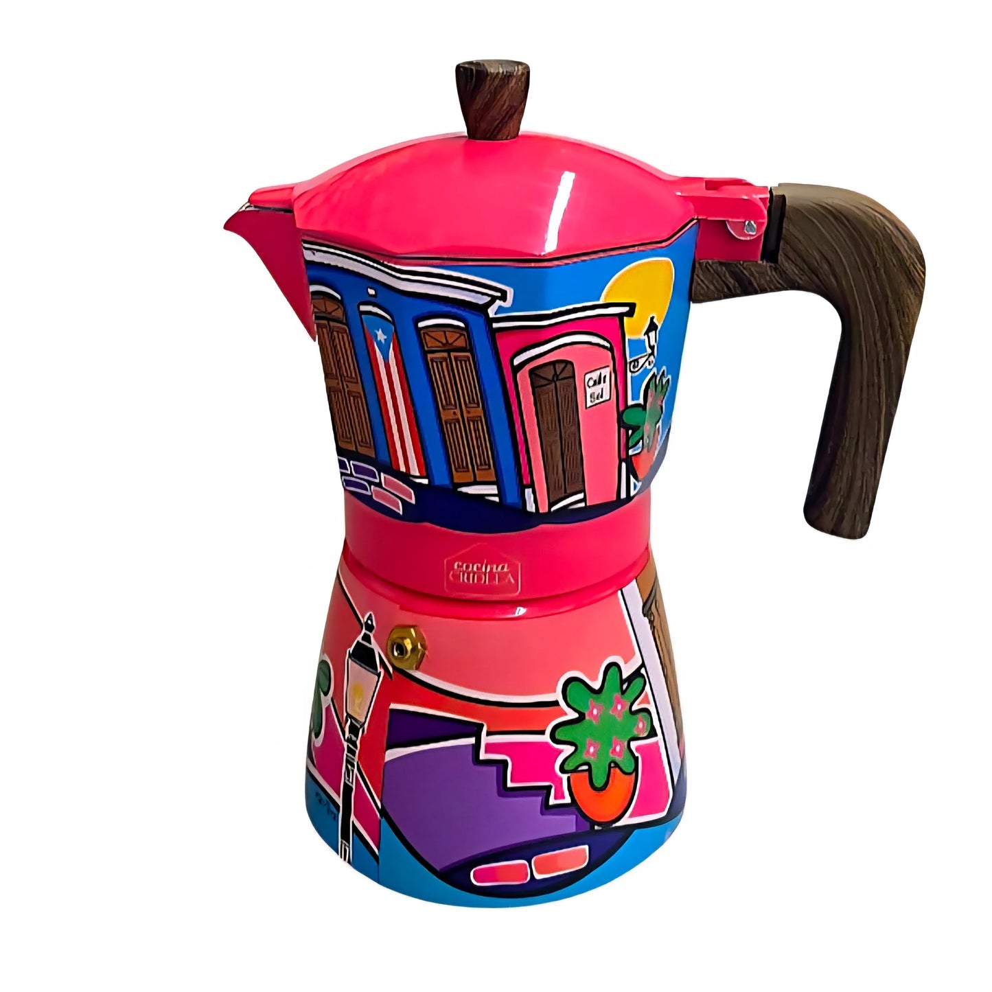 Cocina Criolla Moka Pots (Greca) - "Calle del Viejo San Juan"