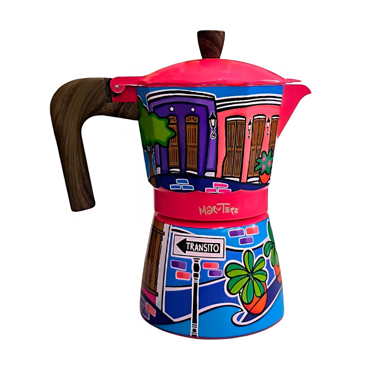 Cocina Criolla Moka Pots (Greca) - "Calle del Viejo San Juan"