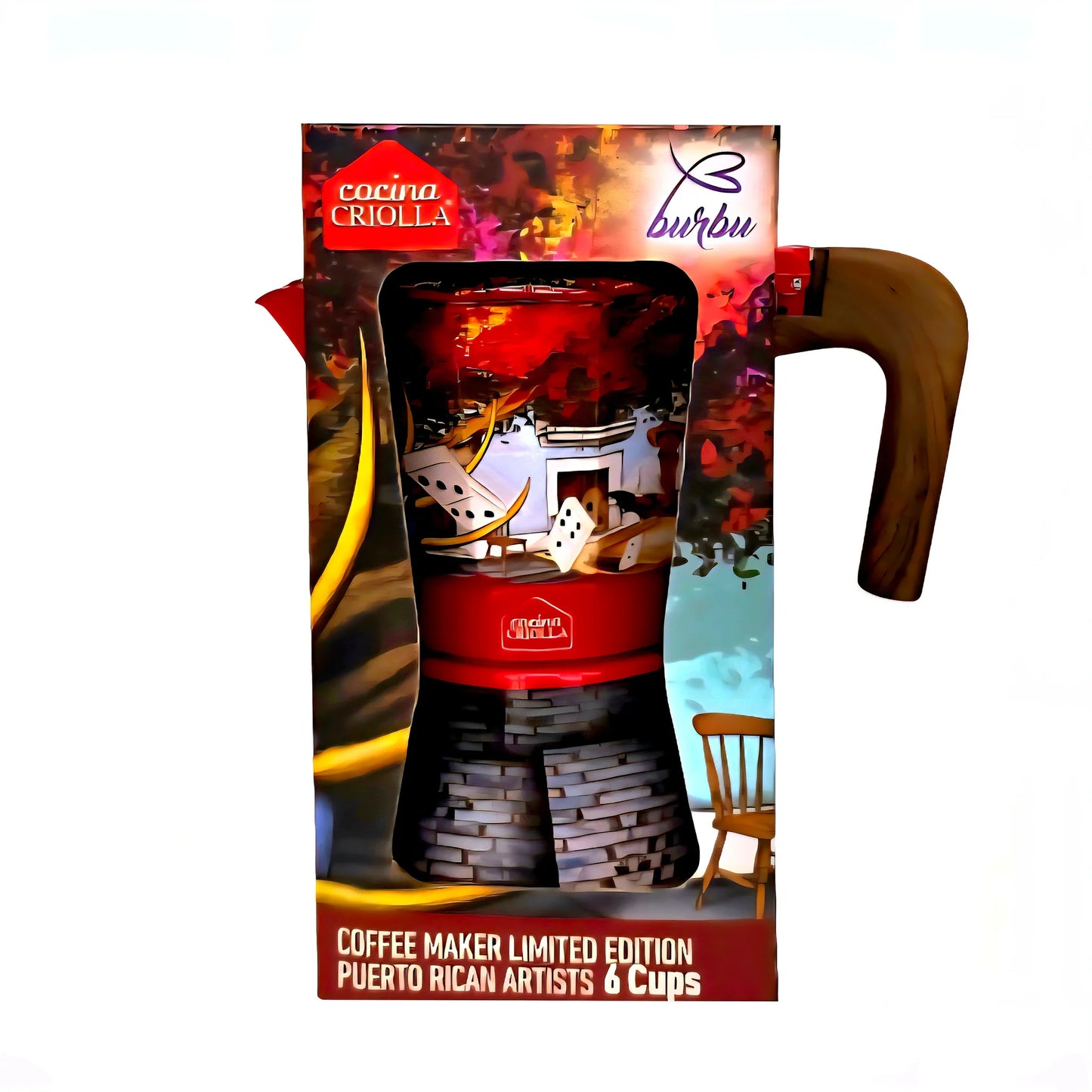 Angelique "La Burbu" Limited Edition - Coffee Pot (Greca)