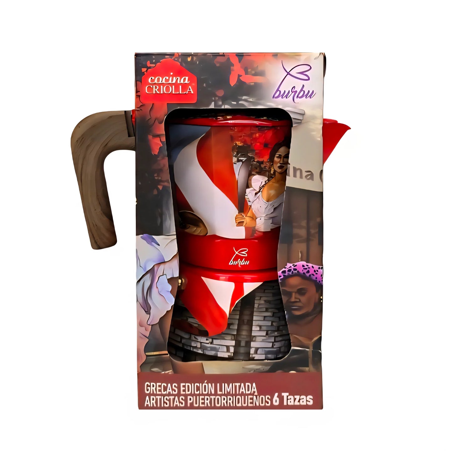 Angelique "La Burbu" Limited Edition - Coffee Pot (Greca)