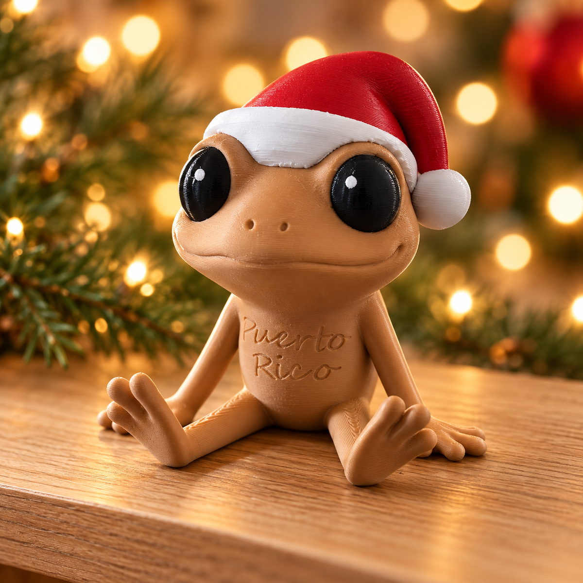 Santa Coquí - Puerto Rican Desk Buddy