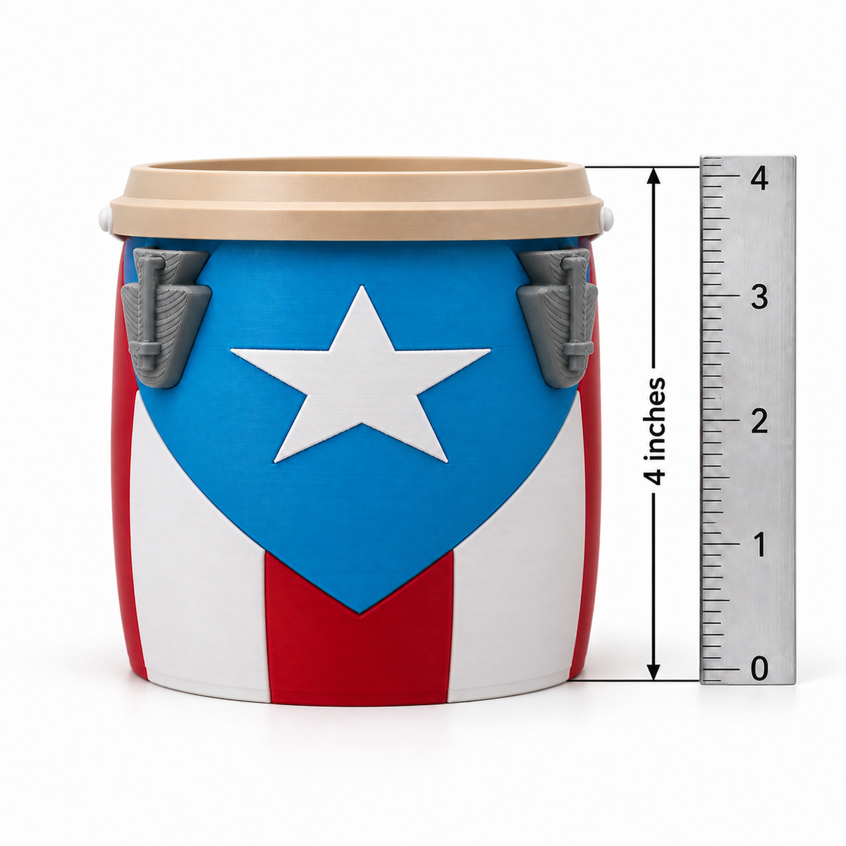 Puerto Rico Mini Bucket - 4 Inch